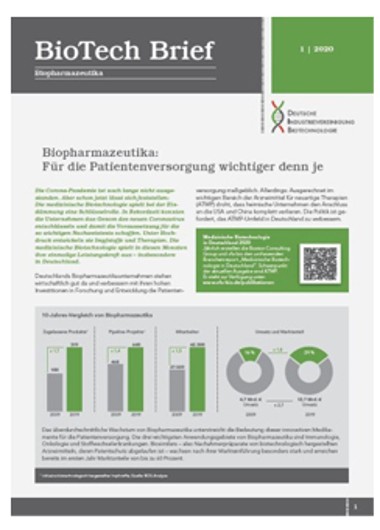 Medizinische Biotechnologie: Für die Patientenversorgung wichtig