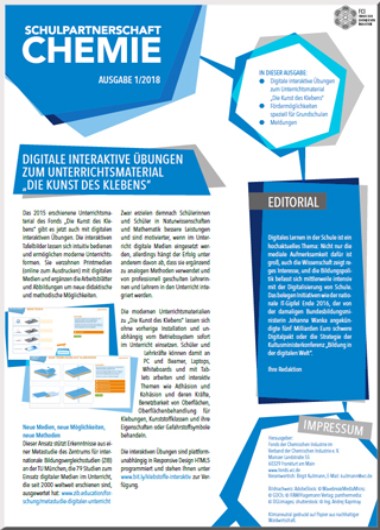 Schulpartnerschaft Chemie: Fonds-Infobrief 1/2018