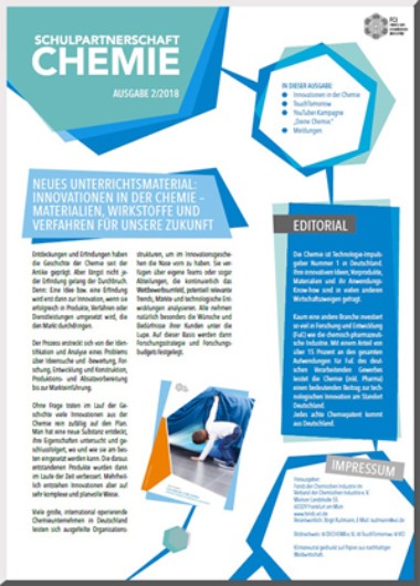 Schulpartnerschaft Chemie: Fonds-Infobrief 2/2018