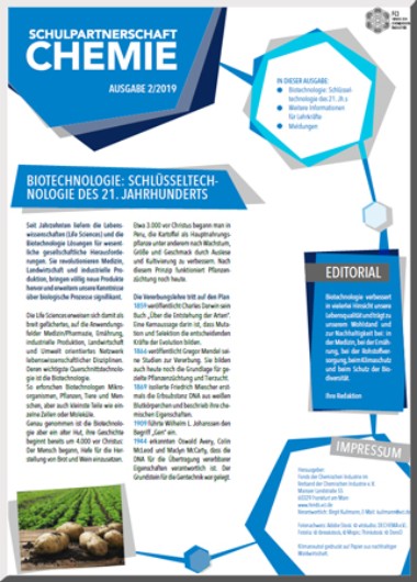 Fonds-Infobrief: Schulpartnerschaft-Chemie 2/2019