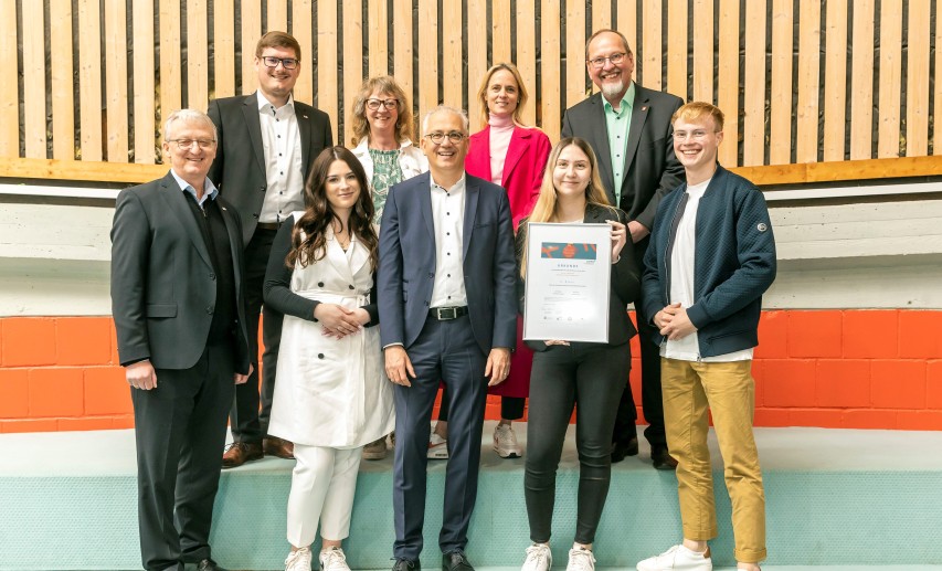 Mit dem dritten Platz wurde das Team von Technoform Bautec Kunststoffprodukte aus Kassel ausgezeichnet. © Arne Landwehr