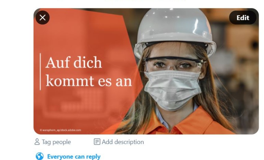 Mitarbeiterin aus der Chemieindustrie. 